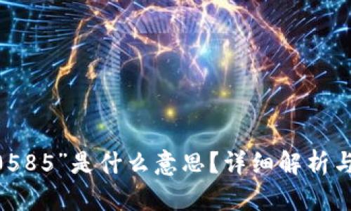 “B特派10585”是什么意思？详细解析与背景介绍